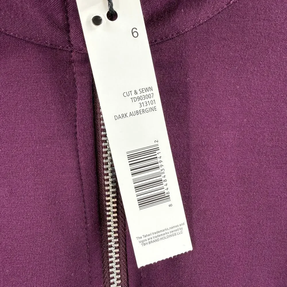 T Tahari Dress Women’s Size 6 NWT Office Work Career Classic fit flare skater - Picture 6 of 16